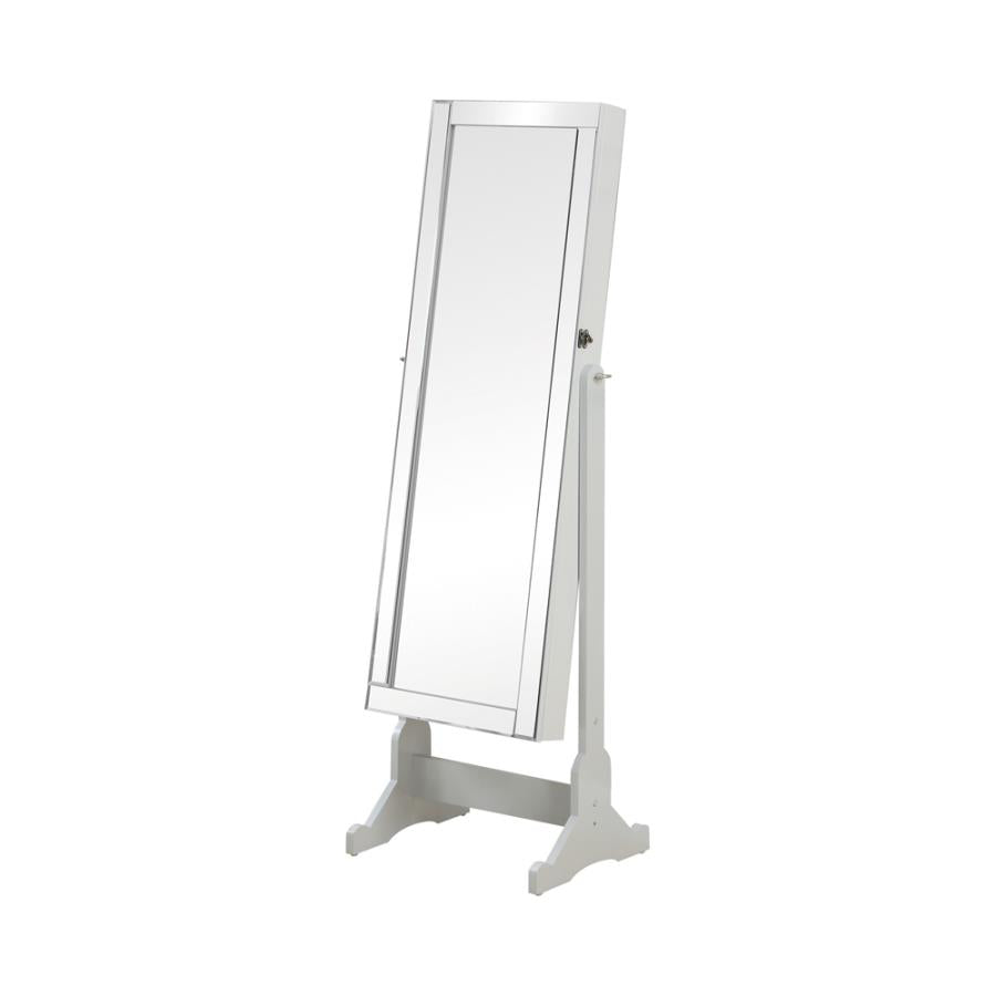 Yvonne Grey Jewelry Cheval Mirror - MyWaynesHome #
