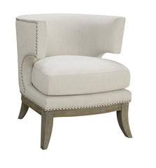 Jordan White Accent Chair - MyWaynesHome #