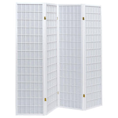 Roberto White 4 Panel Room Divider - MyWaynesHome #