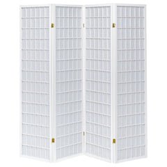 Roberto White 4 Panel Room Divider - MyWaynesHome #