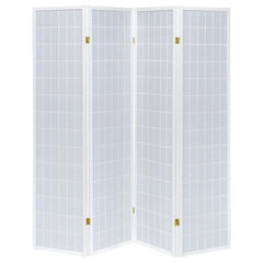 Roberto White 4 Panel Room Divider - MyWaynesHome #