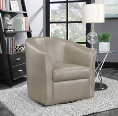 Turner Grey Swivel Chair - MyWaynesHome #