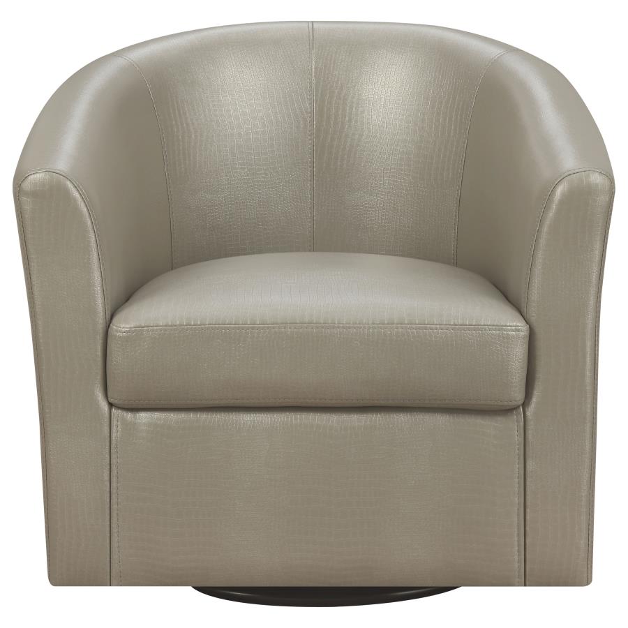 Turner Grey Swivel Chair - MyWaynesHome #