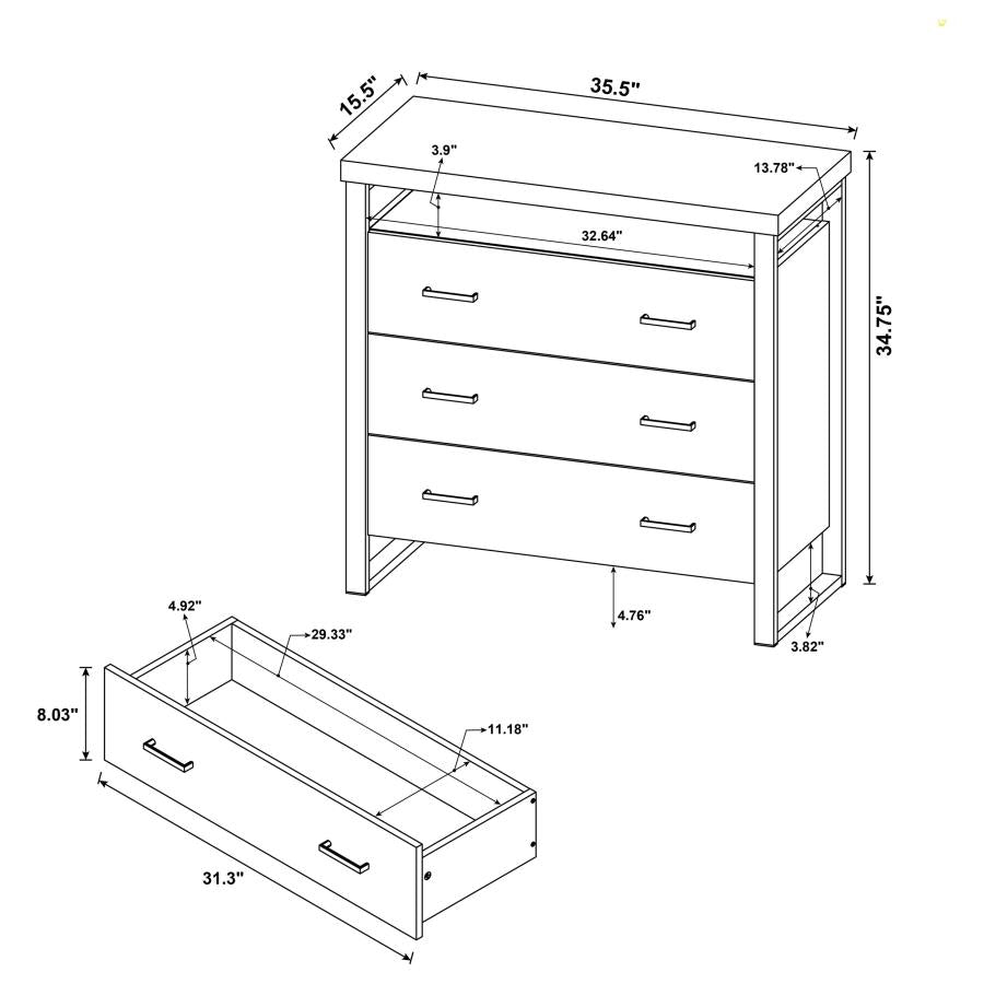 Thompson Brown Accent Cabinet - MyWaynesHome #