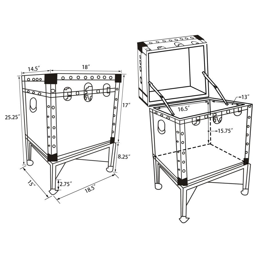 Nancy White Accent Cabinet - MyWaynesHome #