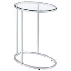 Kyle Silver Side Table - MyWaynesHome #