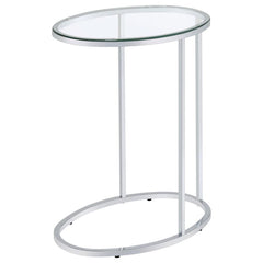 Kyle Silver Side Table - MyWaynesHome #