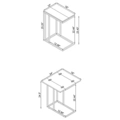 Pedro Brown Side Table - MyWaynesHome #