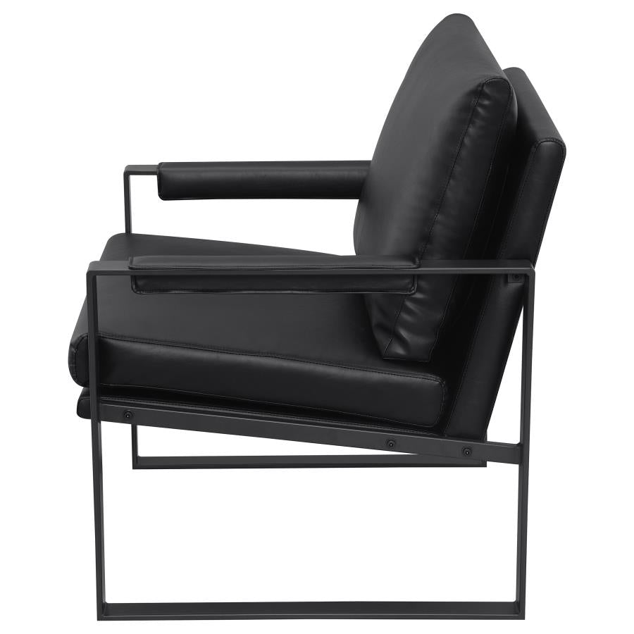 Rosalind Black Accent Chair - MyWaynesHome #
