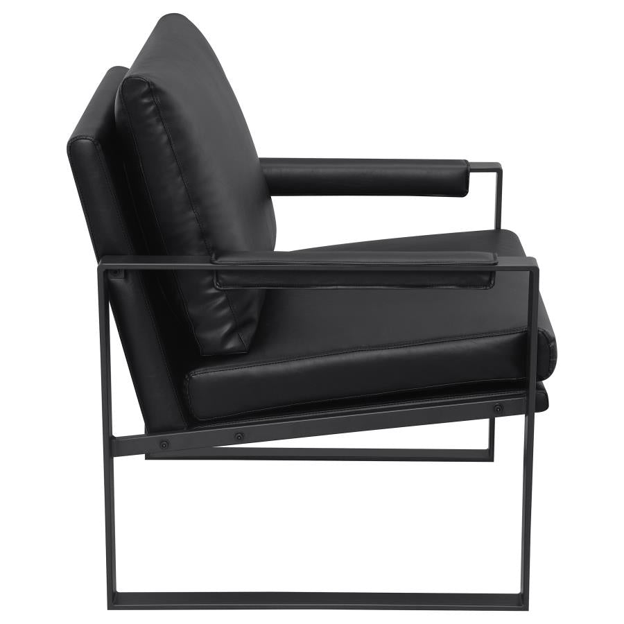 Rosalind Black Accent Chair - MyWaynesHome #