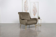 Ricci Brown Accent Chair - MyWaynesHome #