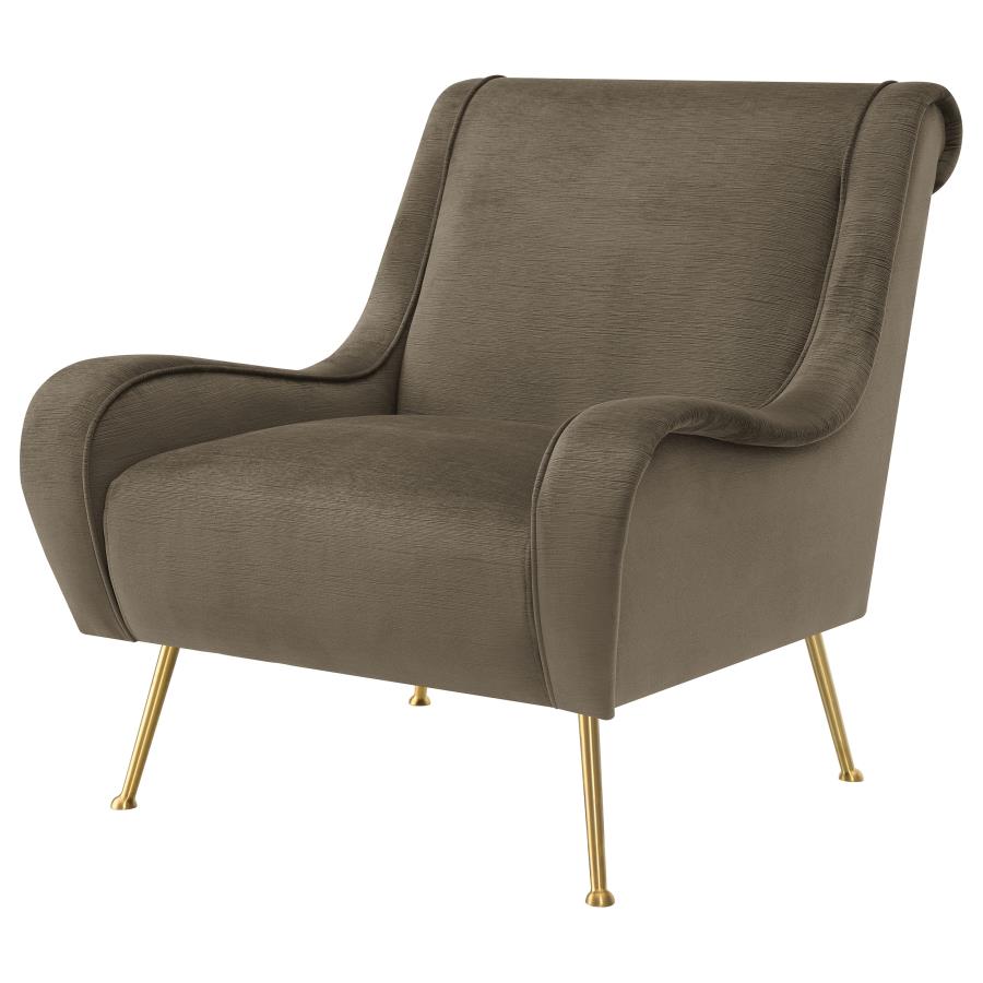 Ricci Brown Accent Chair - MyWaynesHome #