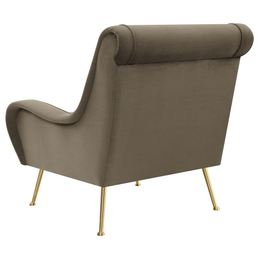 Ricci Brown Accent Chair - MyWaynesHome #