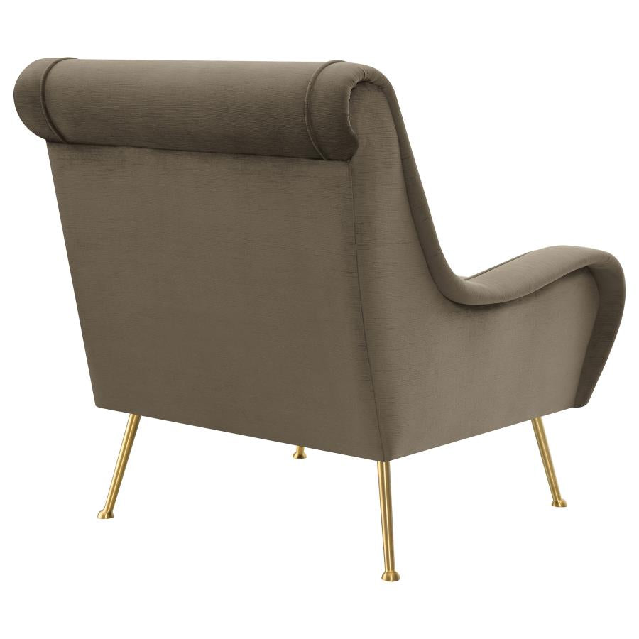 Ricci Brown Accent Chair - MyWaynesHome #