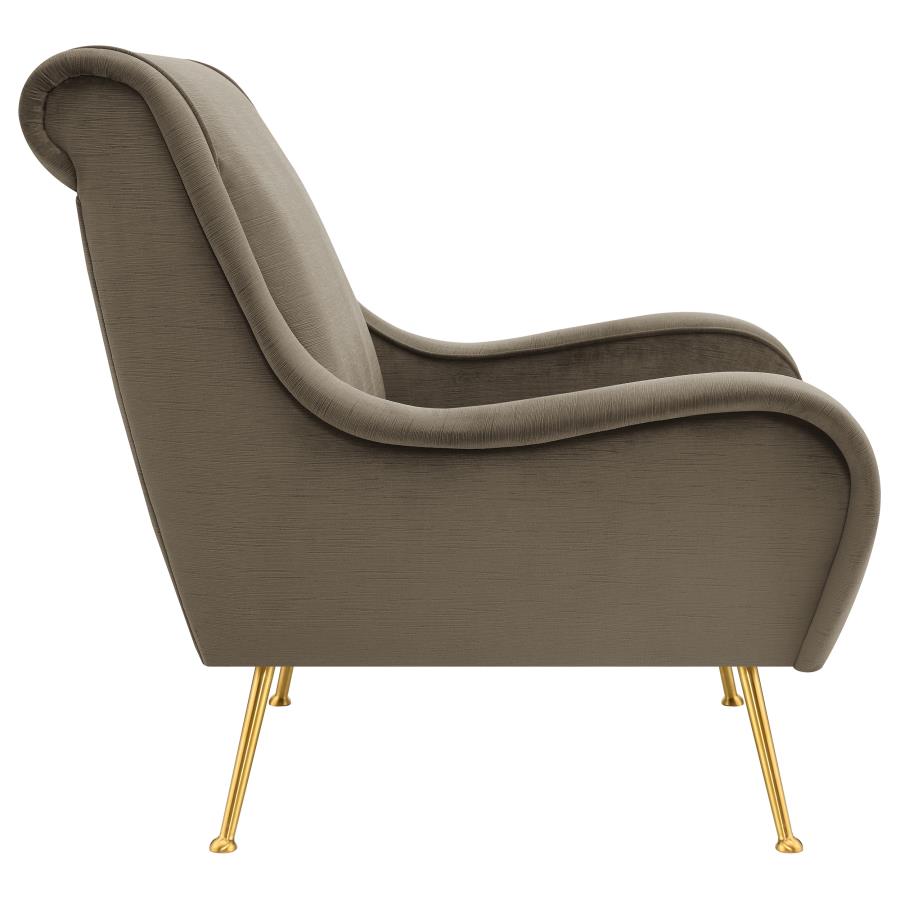Ricci Brown Accent Chair - MyWaynesHome #
