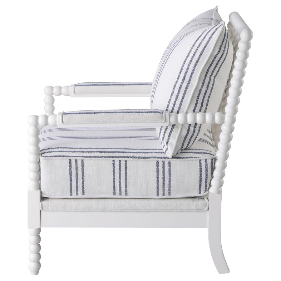 Blanchett White Accent Chair - MyWaynesHome #