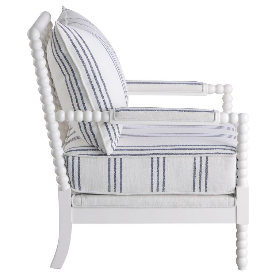 Blanchett White Accent Chair - MyWaynesHome #