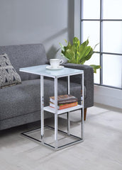 Daisy White Side Table - MyWaynesHome #