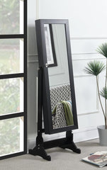 Tutuola Black Jewelry Cheval Mirror - MyWaynesHome #