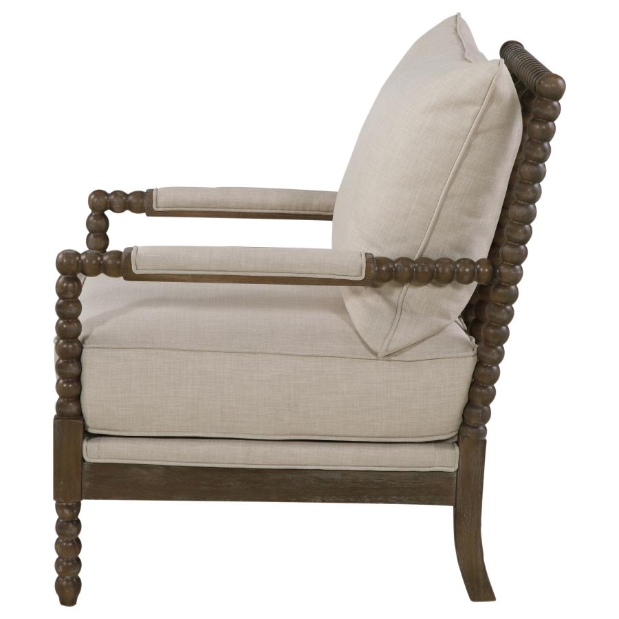 Blanchett Beige Accent Chair - MyWaynesHome #