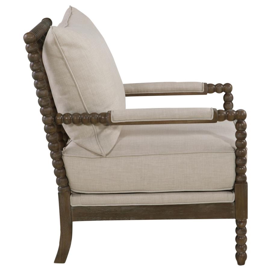 Blanchett Beige Accent Chair - MyWaynesHome #