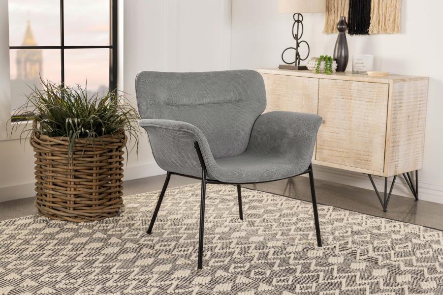 Davina Grey Accent Chair - MyWaynesHome #