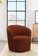 Joyce Orange Swivel Chair - MyWaynesHome #