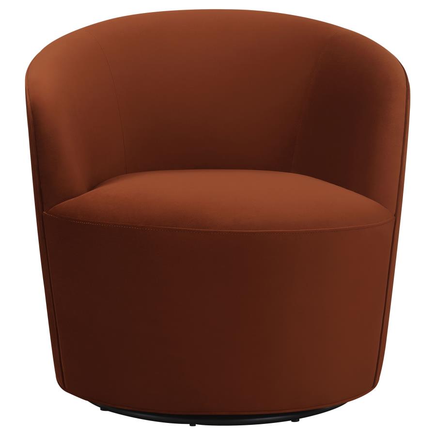 Joyce Orange Swivel Chair - MyWaynesHome #