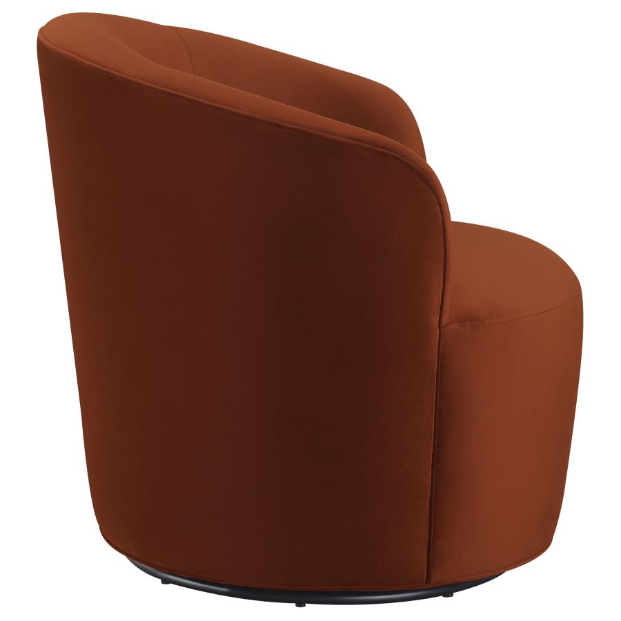 Joyce Orange Swivel Chair - MyWaynesHome #