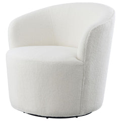 Joyce White Swivel Chair - MyWaynesHome #