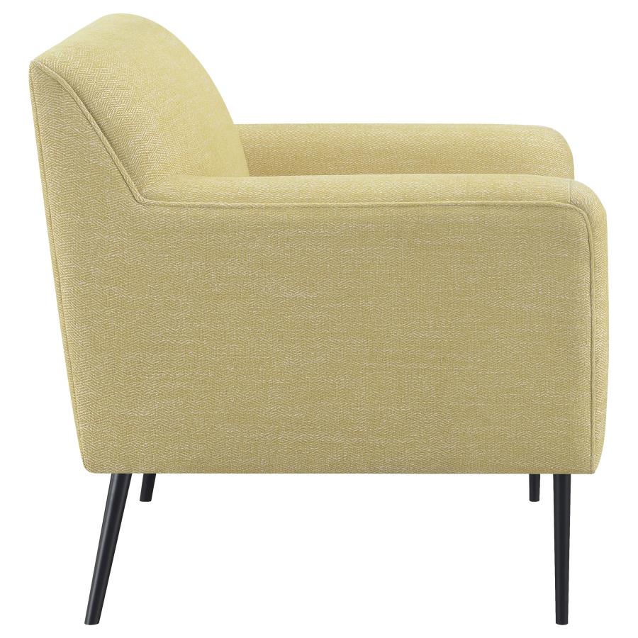 Darlene Yellow Accent Chair - MyWaynesHome #