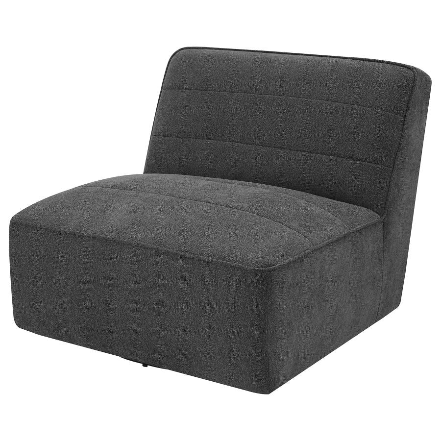 Cobie Grey Swivel Chair - MyWaynesHome #