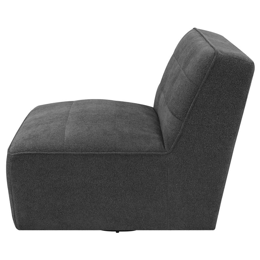 Cobie Grey Swivel Chair - MyWaynesHome #