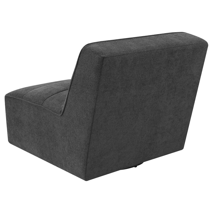 Cobie Grey Swivel Chair - MyWaynesHome #