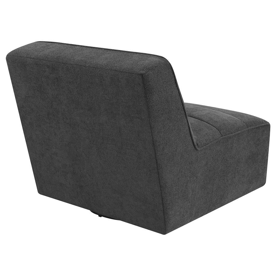 Cobie Grey Swivel Chair - MyWaynesHome #