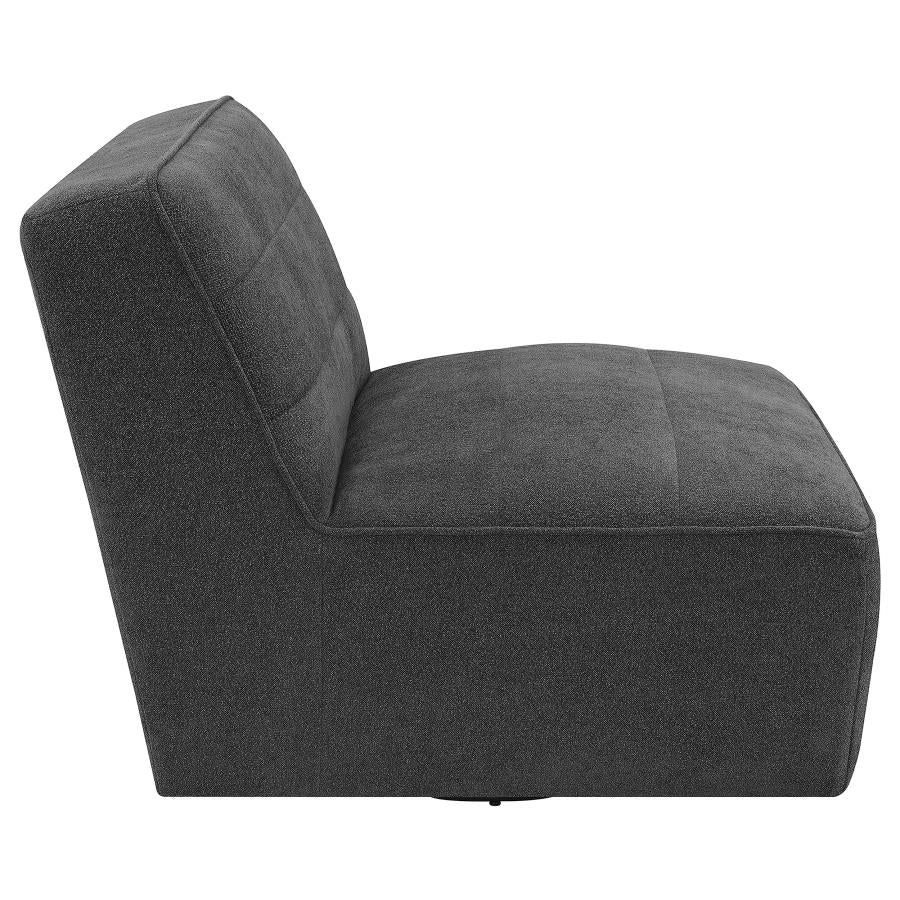 Cobie Grey Swivel Chair - MyWaynesHome #