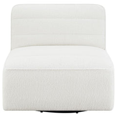 Cobie White Swivel Chair - MyWaynesHome #
