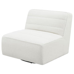 Cobie White Swivel Chair - MyWaynesHome #