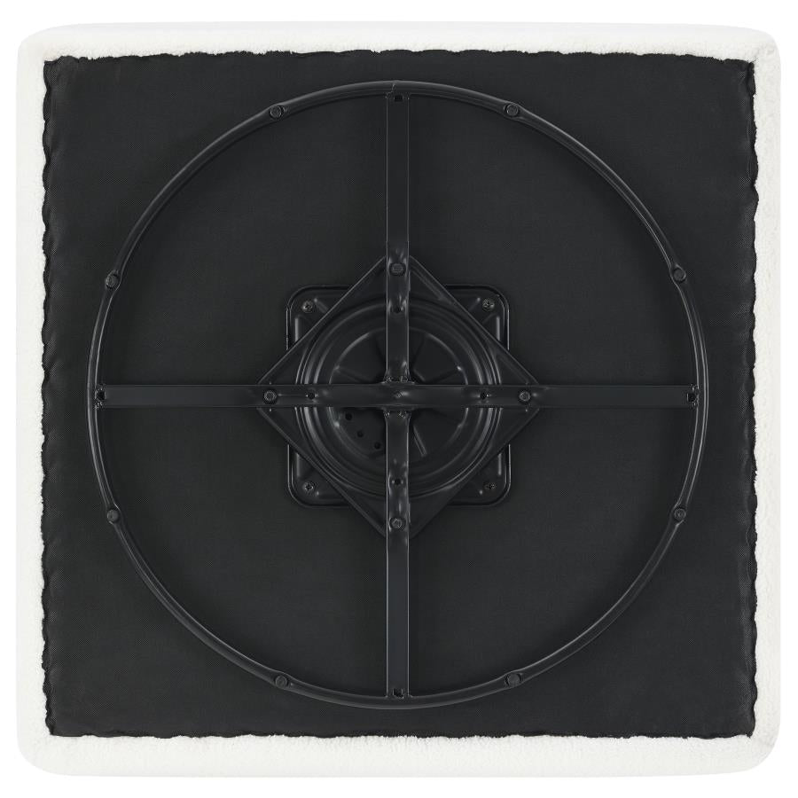 Cobie White Swivel Chair - MyWaynesHome #