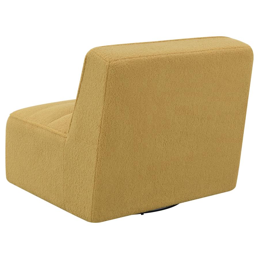 Cobie Yellow Swivel Chair - MyWaynesHome #
