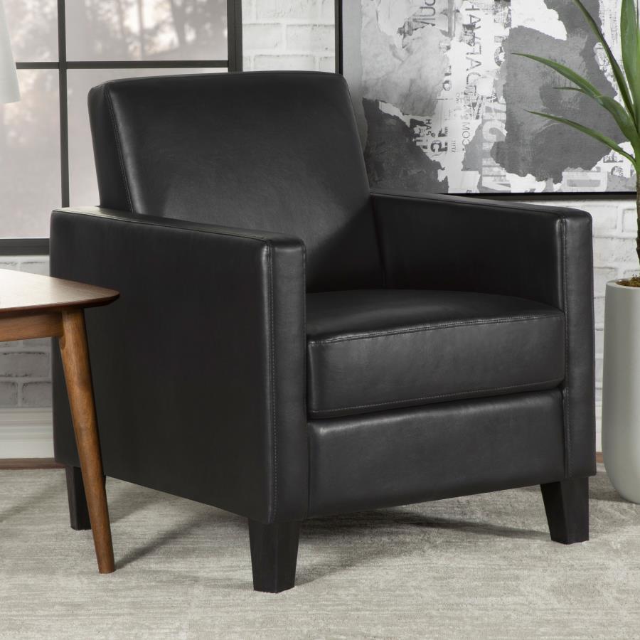 Julio Black Accent Chair - MyWaynesHome #