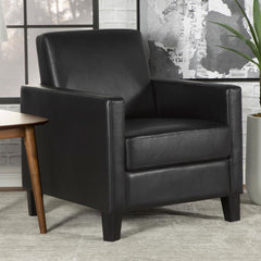 Julio Black Accent Chair - MyWaynesHome #