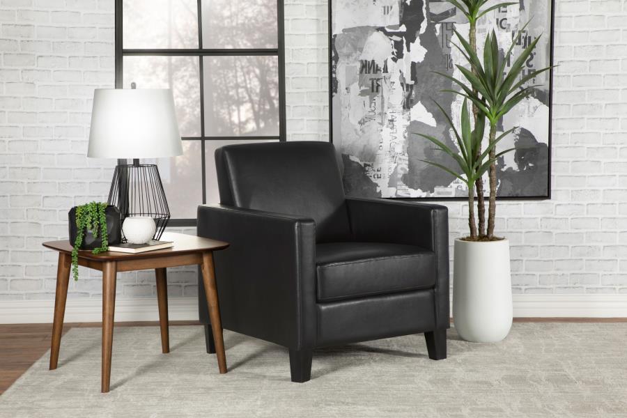 Julio Black Accent Chair - MyWaynesHome #