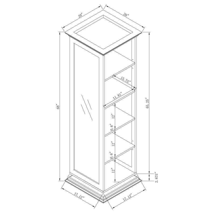 Robinsons Black Accent Cabinet - MyWaynesHome #