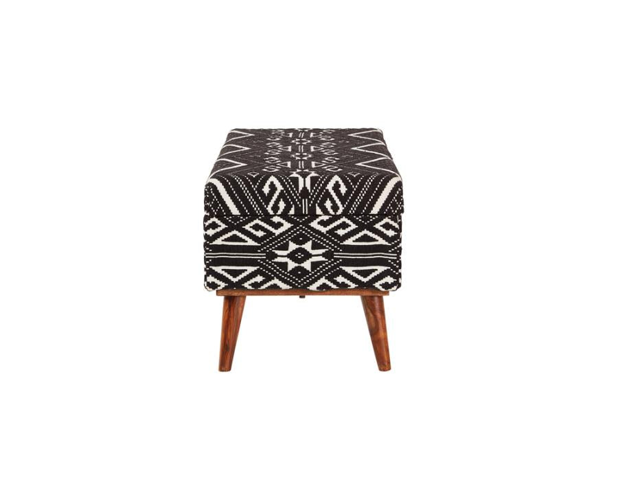 Cababi Black Storage Bench - MyWaynesHome #