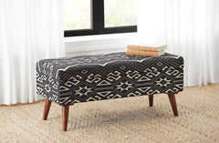 Cababi Black Storage Bench - MyWaynesHome #