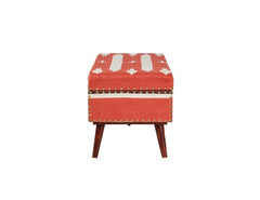 Noah Orange Storage Bench - MyWaynesHome #