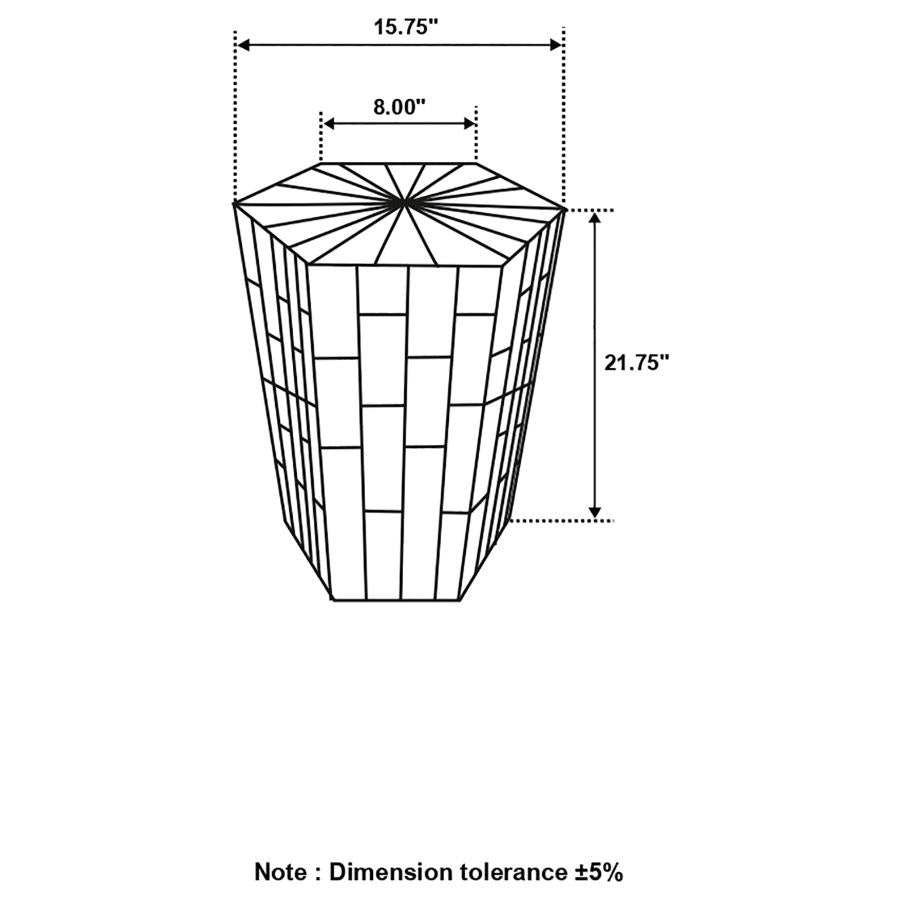 Dermot Brown Side Table - MyWaynesHome #