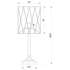 Mayfield Black Table Lamp - MyWaynesHome #