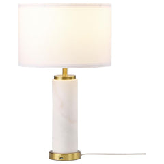 Lucius White Table Lamp - MyWaynesHome #